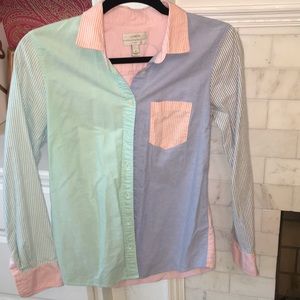 JCrew Retro 80s inspired button up